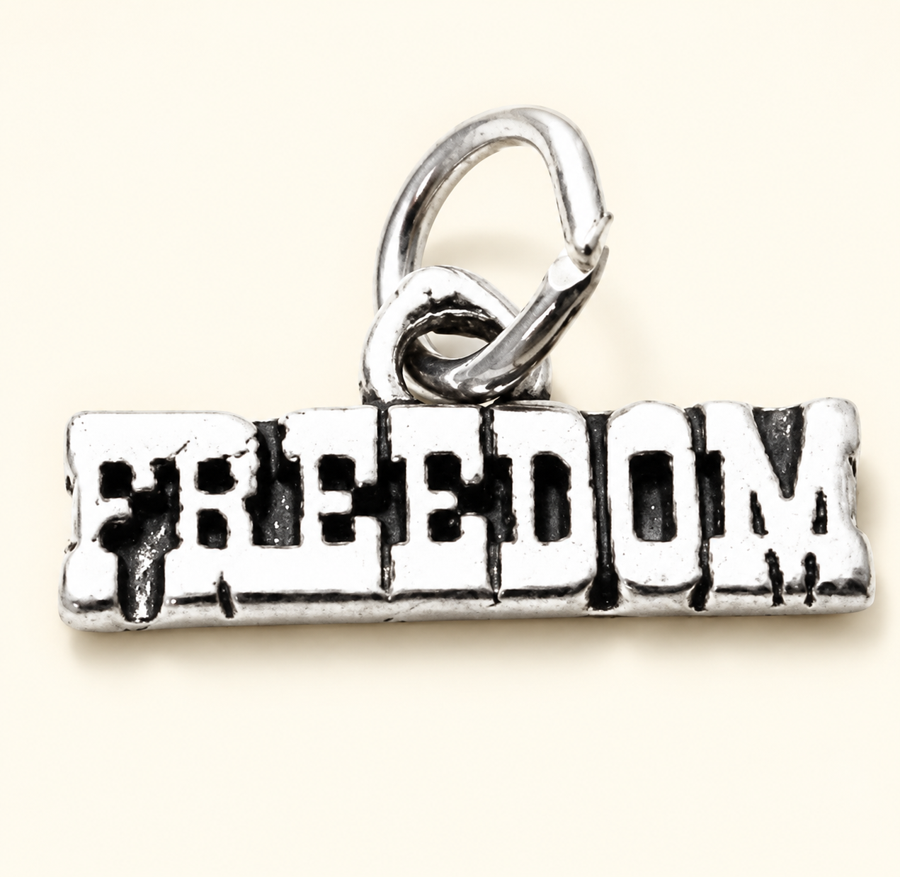Sterling Silver Freedom Charm