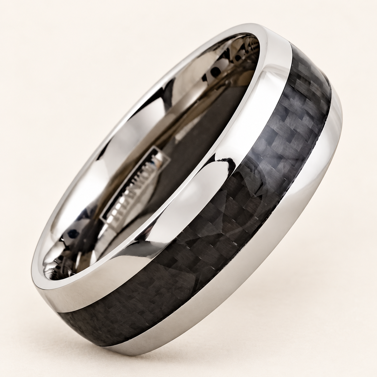 Carbon Inlay Titanium Band